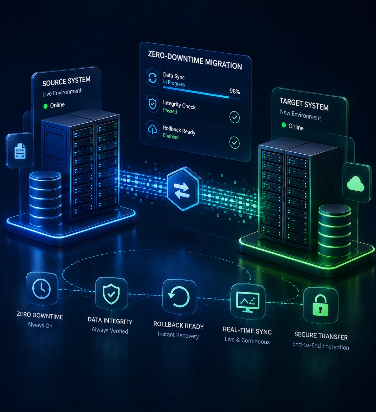 Zero-Downtime Data Migration: Moving Live Systems Safely
