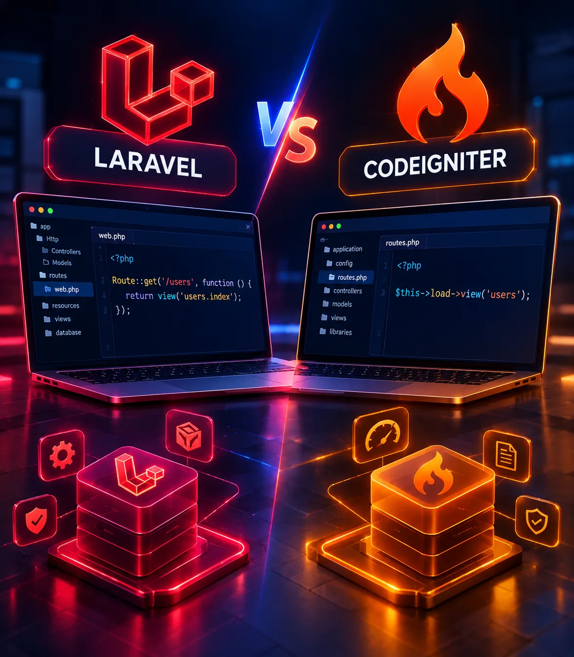 Laravel vs CodeIgniter: Choosing a PHP Framework in 2025