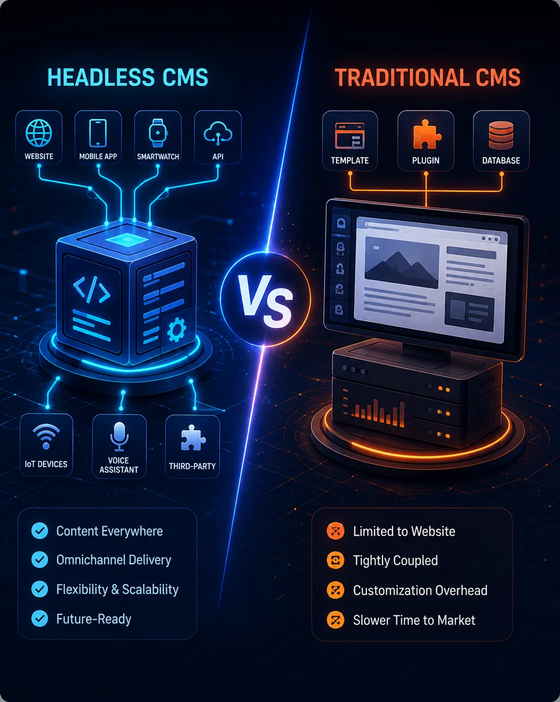 Headless CMS vs Traditional CMS: Choosing the Right Approach