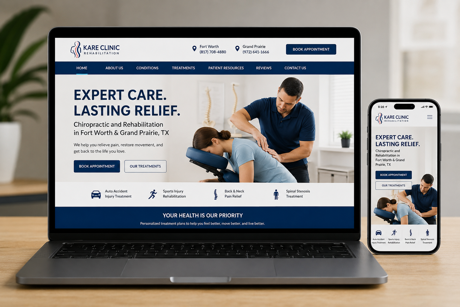 Kare Clinic - Local back pain treatment centers!