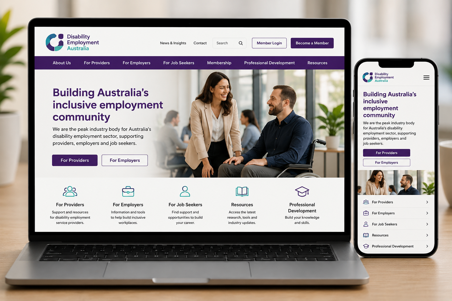 Disability Employment Australia – Inclusive Employment Website