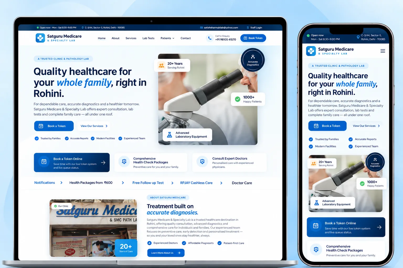 Medicoana - Patient Token & Booking System