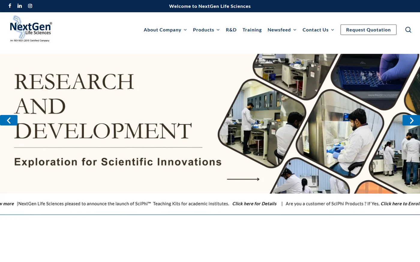 NextGen Life Sciences - Corporate Website
