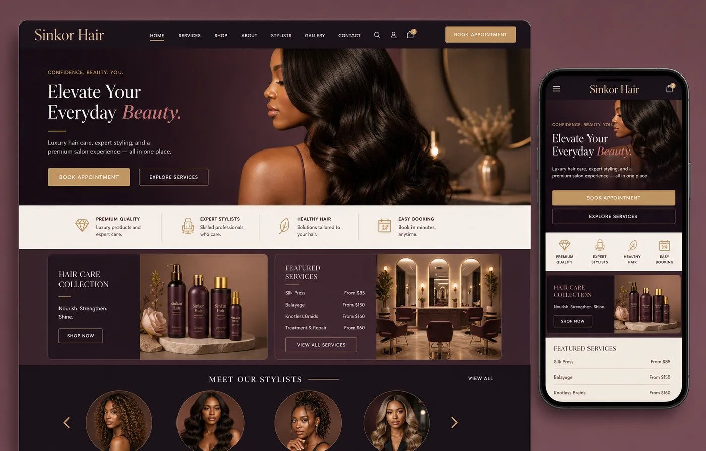 Sinkor Hair - Salon & Beauty Brand