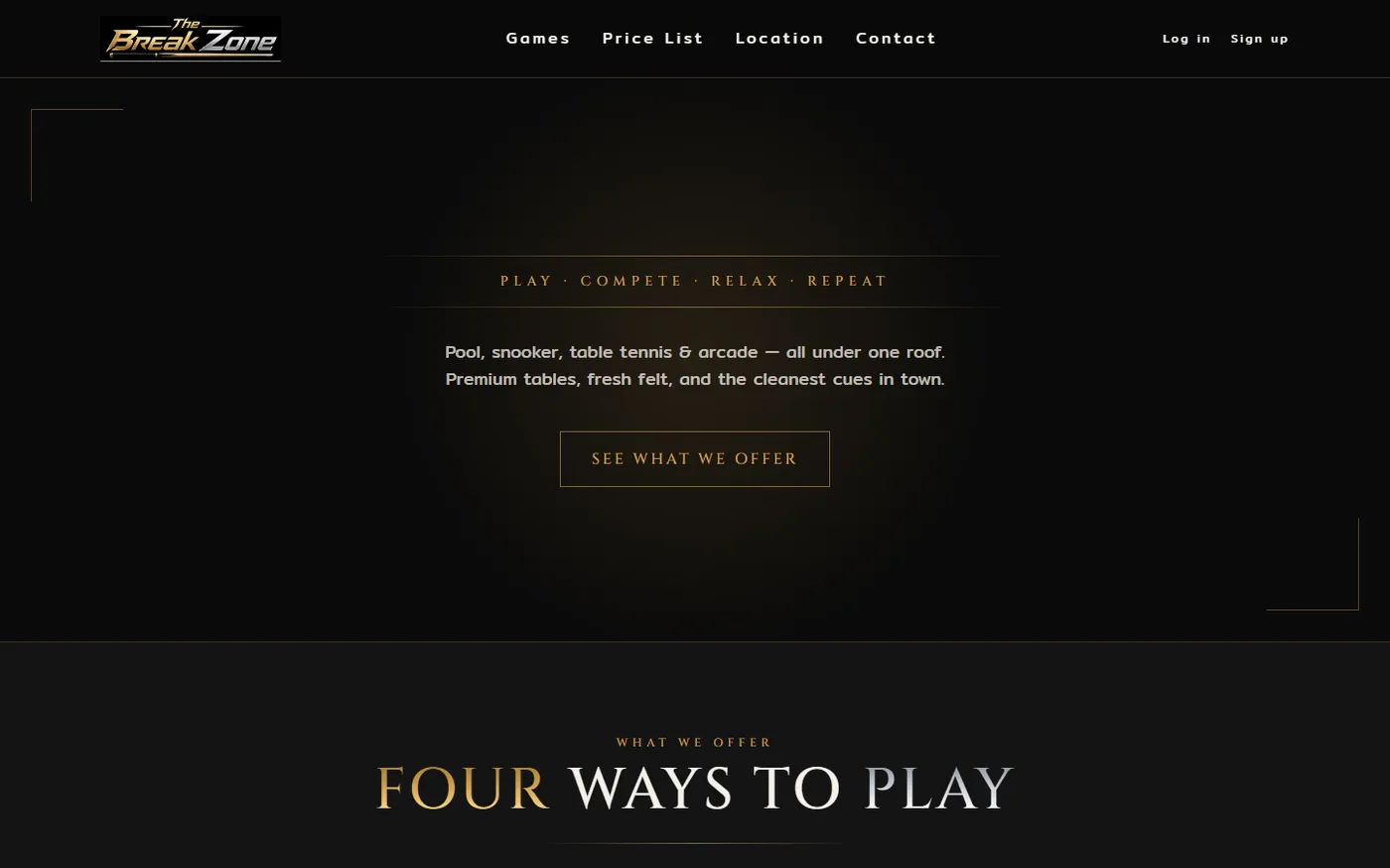 The Break Zone - Premium Gaming Venue